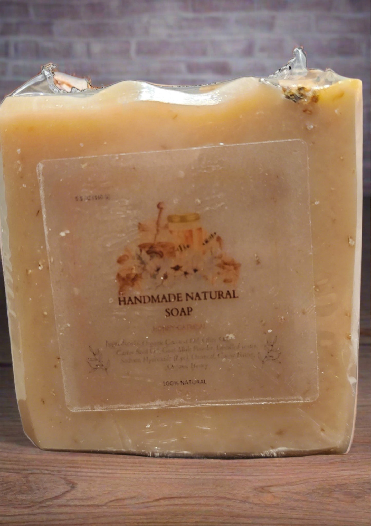 Honey-Oatmeal Natural Body Soap