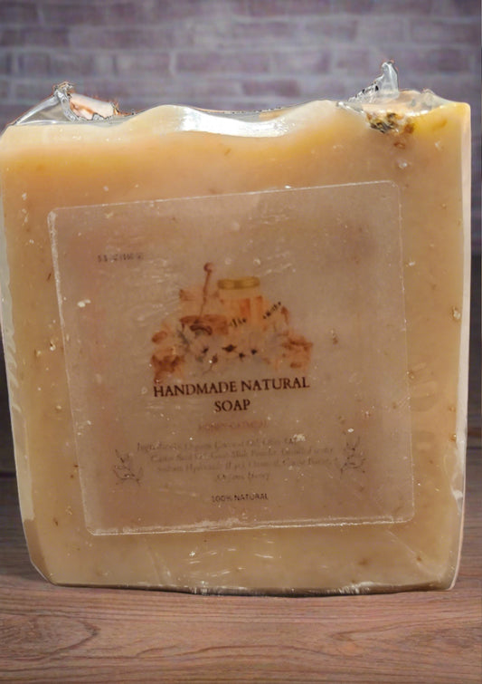 Honey-Oatmeal Natural Body Soap